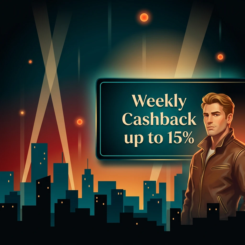 Weekly Cashback up to 15%