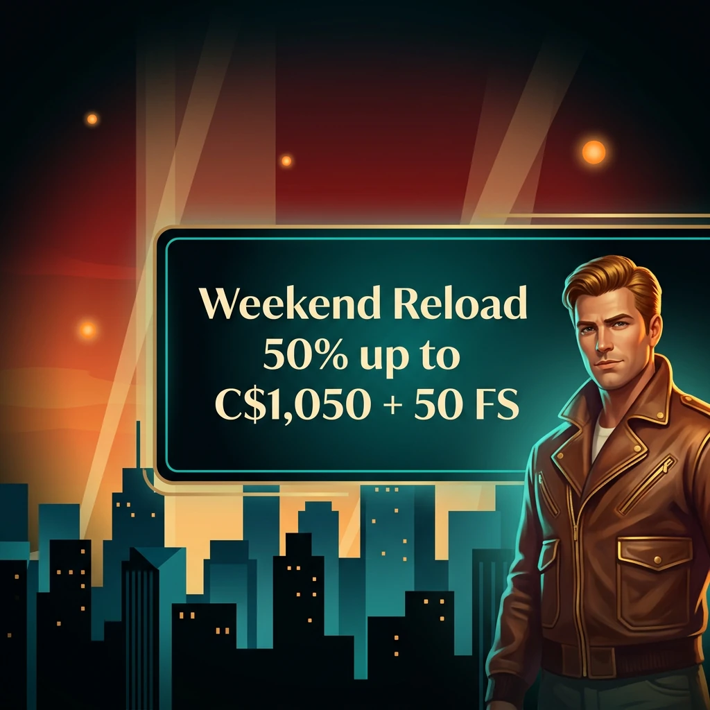 Weekend Reload 50% up to C$1,050 + 50 FS